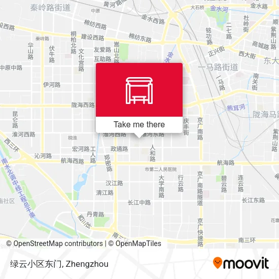 绿云小区东门 map