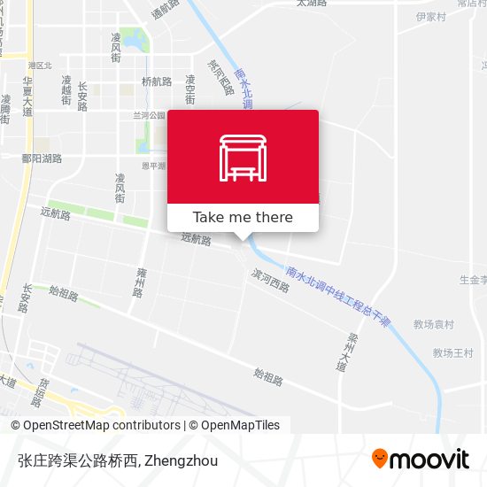 张庄跨渠公路桥西 map