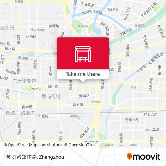 英协路郑汴路 map