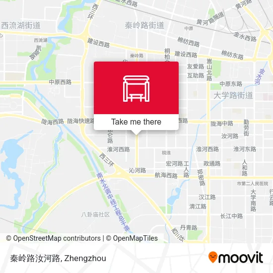 秦岭路汝河路 map