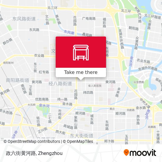 政六街黄河路 map