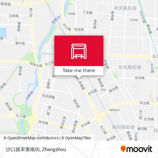 沙口路宋寨南街 map