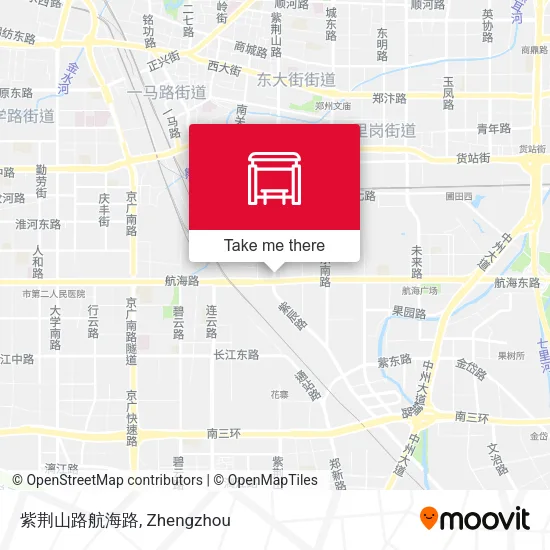 紫荆山路航海路 map