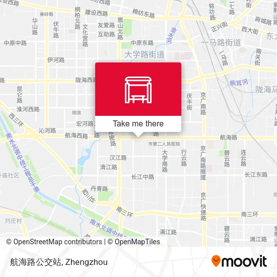 航海路公交站 map