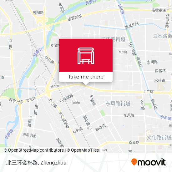 北三环金杯路 map