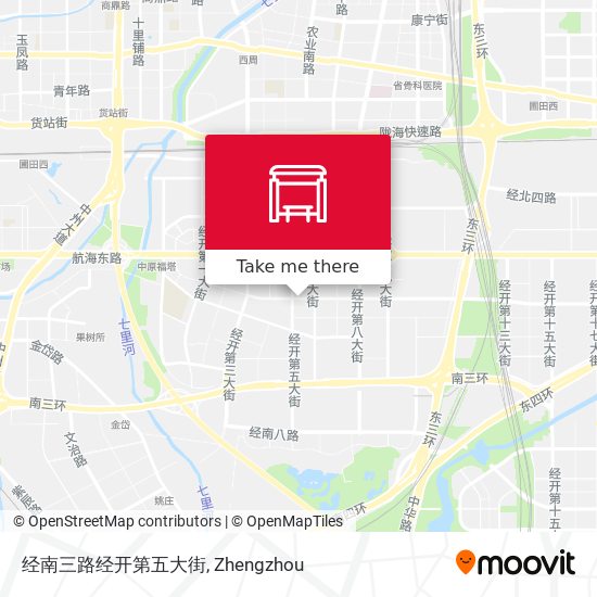 经南三路经开第五大街 map