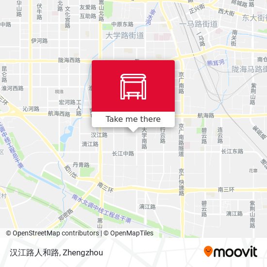 汉江路人和路 map