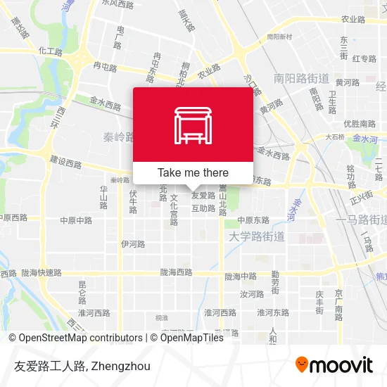 友爱路工人路 map