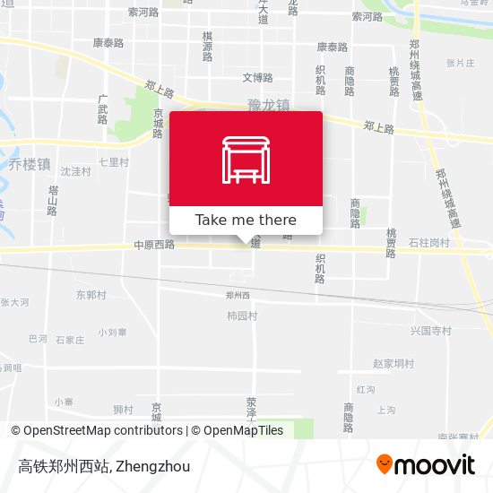 高铁郑州西站 map