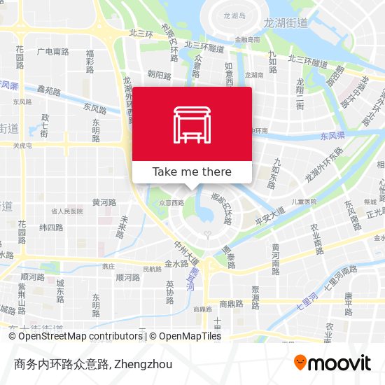 商务内环路众意路 map