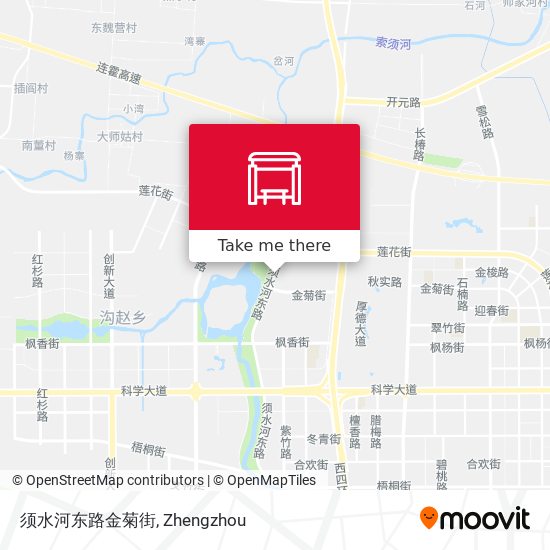 须水河东路金菊街 map