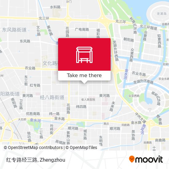 红专路经三路 map