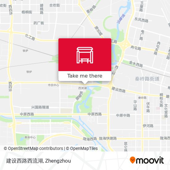 建设西路西流湖 map