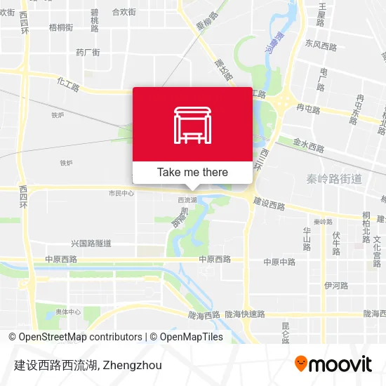 建设西路西流湖 map