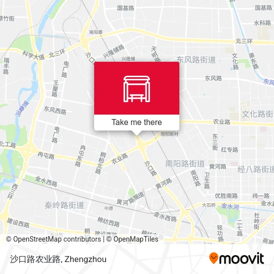沙口路农业路 map