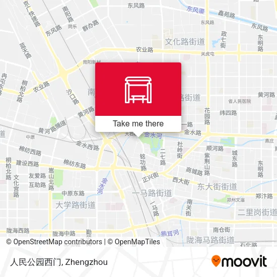 人民公园西门 map