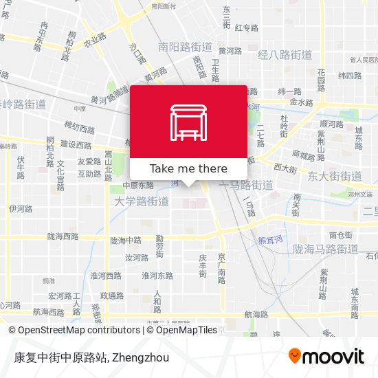 康复中街中原路站 map