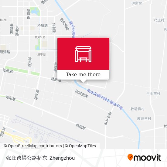 张庄跨渠公路桥东 map