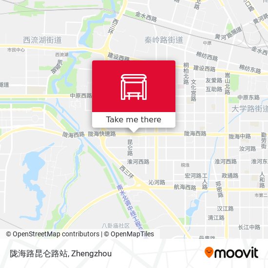 陇海路昆仑路站 map