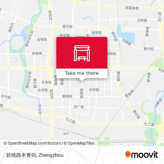碧桃路冬青街 map