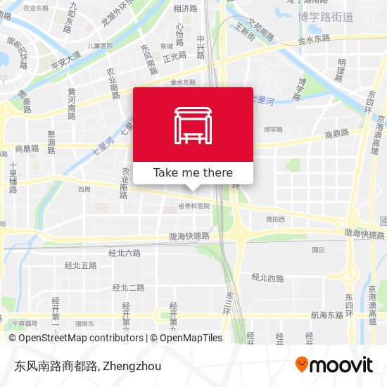 东风南路商都路 map