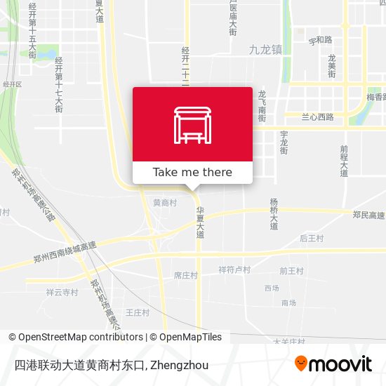 四港联动大道黄商村东口 map