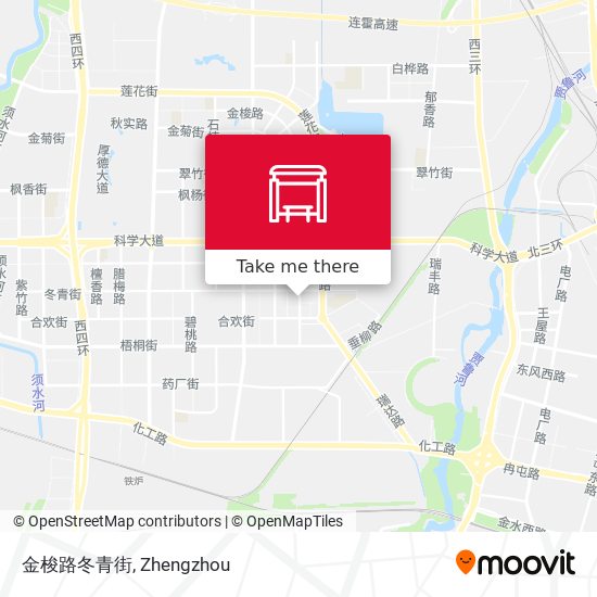 金梭路冬青街 map