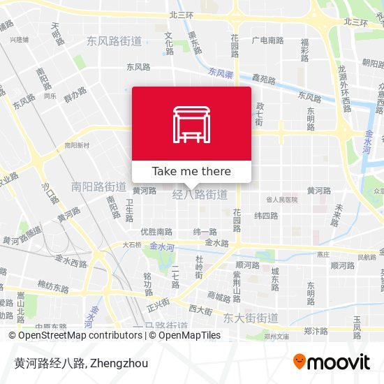 黄河路经八路 map