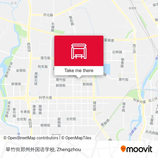 翠竹街郑州外国语学校 map