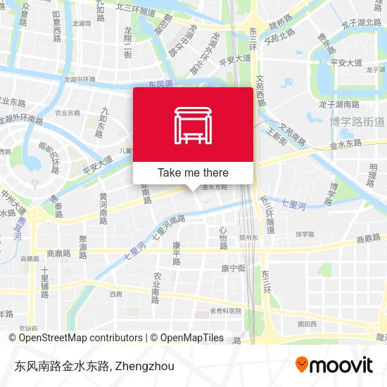东风南路金水东路 map
