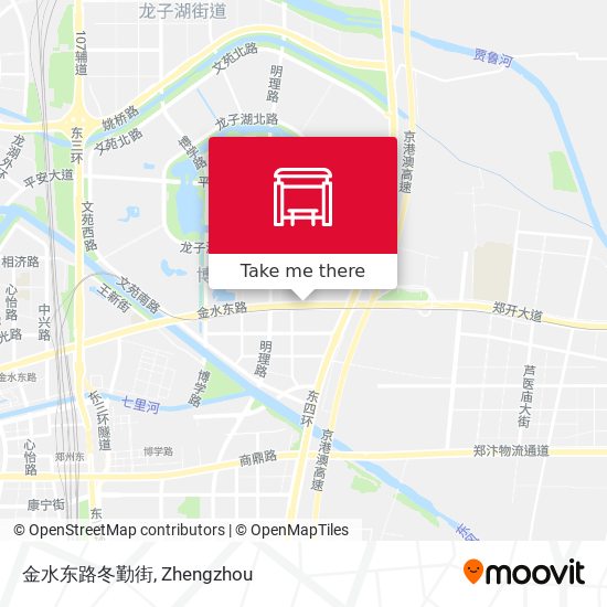 金水东路冬勤街 map