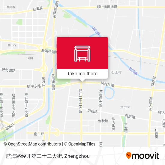 航海路经开第二十二大街 map