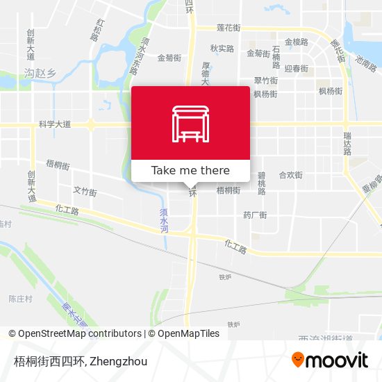 梧桐街西四环 map