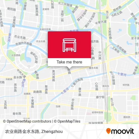 农业南路金水东路 map
