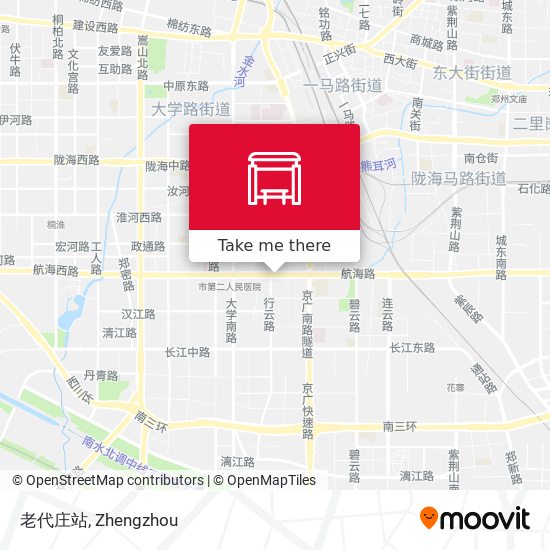 老代庄站 map