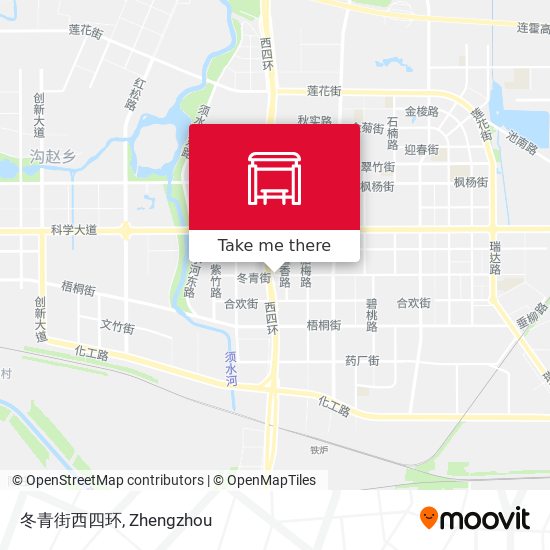 冬青街西四环 map