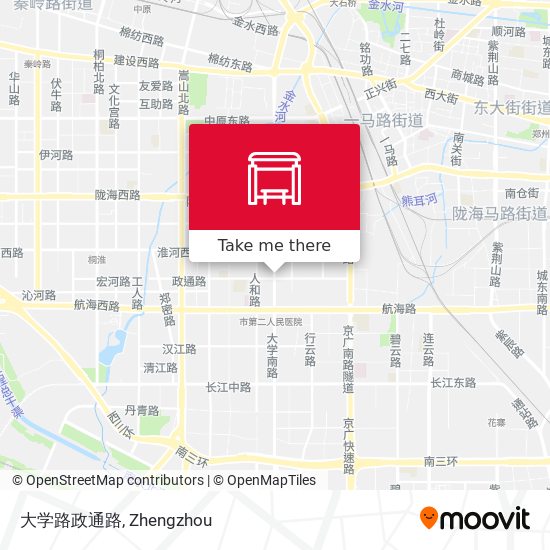 大学路政通路 map