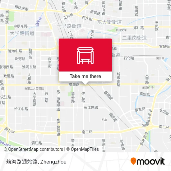 航海路通站路 map
