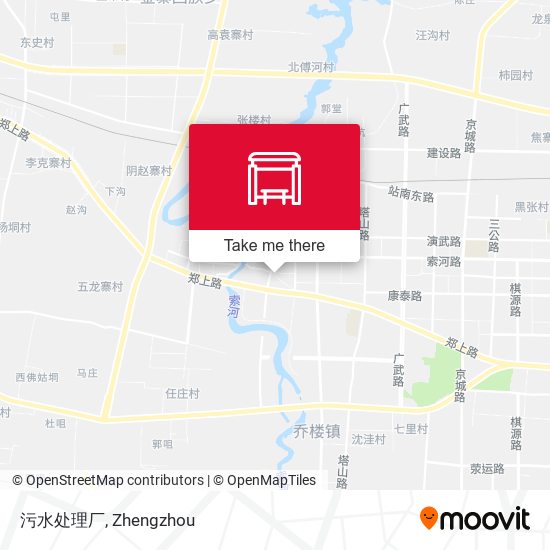 污水处理厂 map