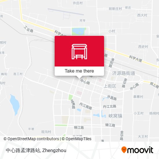 中心路孟津路站 map
