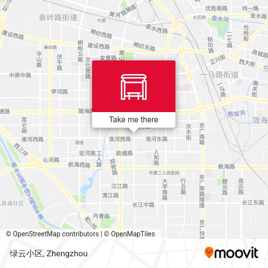 绿云小区 map