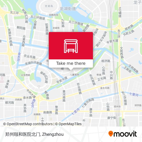 郑州颐和医院北门 map