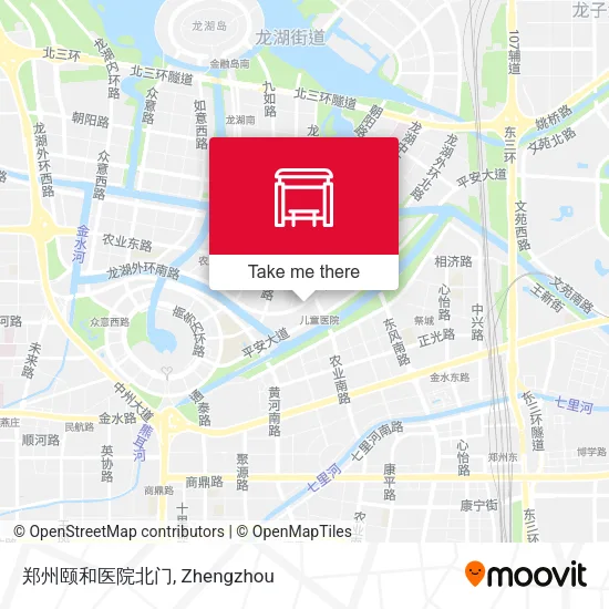 郑州颐和医院北门 map