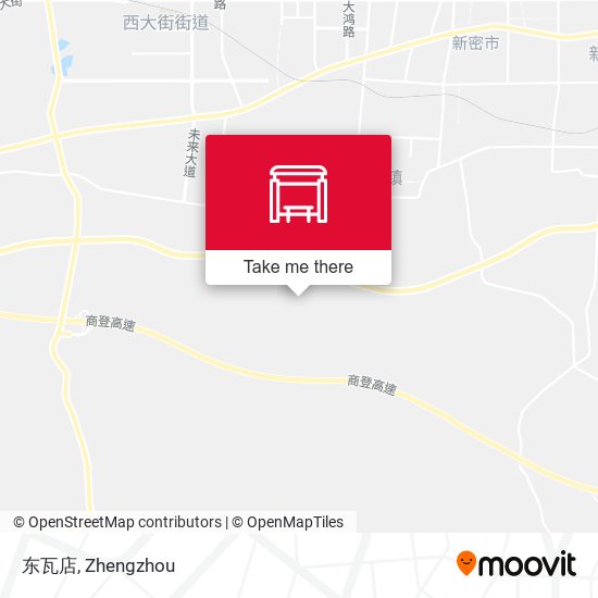 东瓦店 map