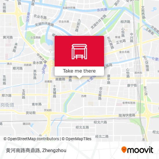 黄河南路商鼎路 map