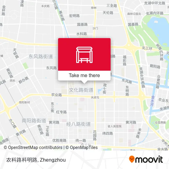 农科路科明路 map