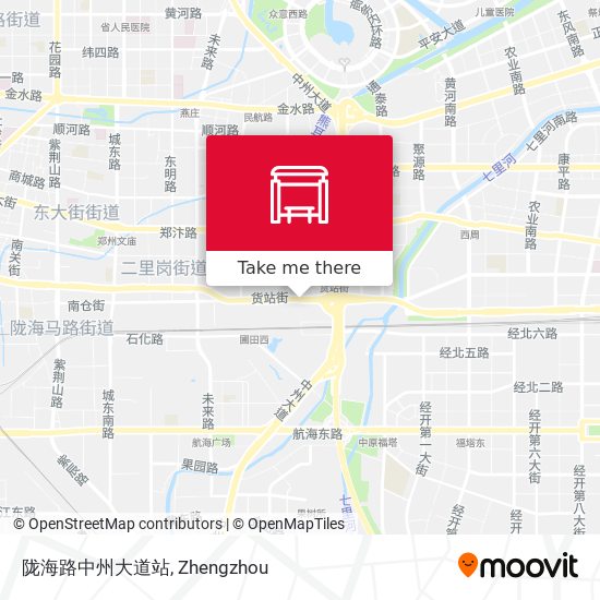 陇海路中州大道站 map
