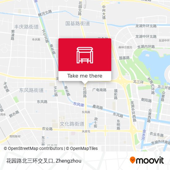 花园路北三环交叉口 map