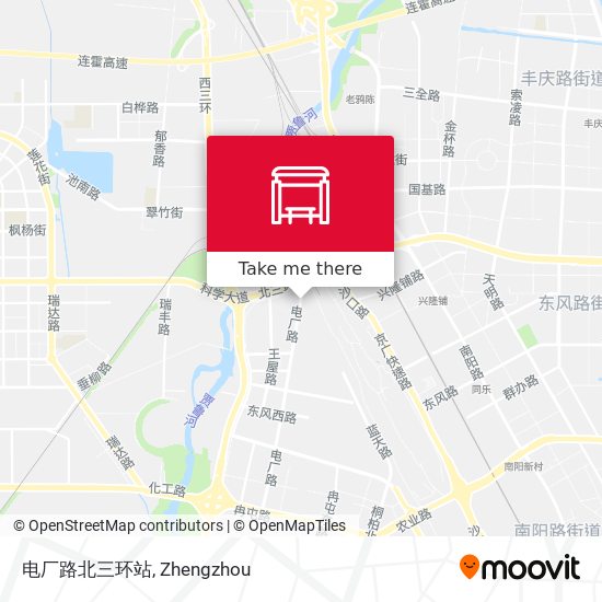 电厂路北三环站 map