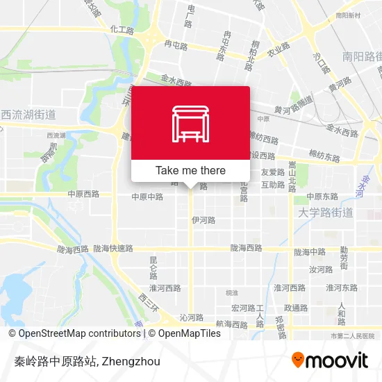 秦岭路中原路站 map